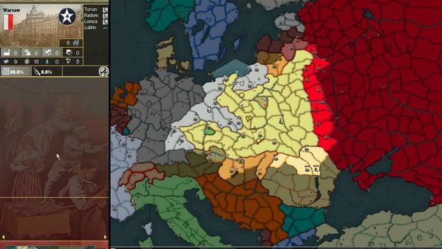 Hearts of Iron II: Complete Gameplay Screenshot