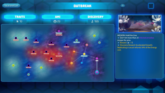 Amoeba Battle: Microscopic RTS Action Gameplay Screenshot