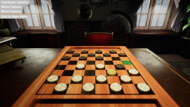 Beautiful Checkers Gameplay Screenshot