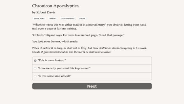 Chronicon Apocalyptica PC Screenshot