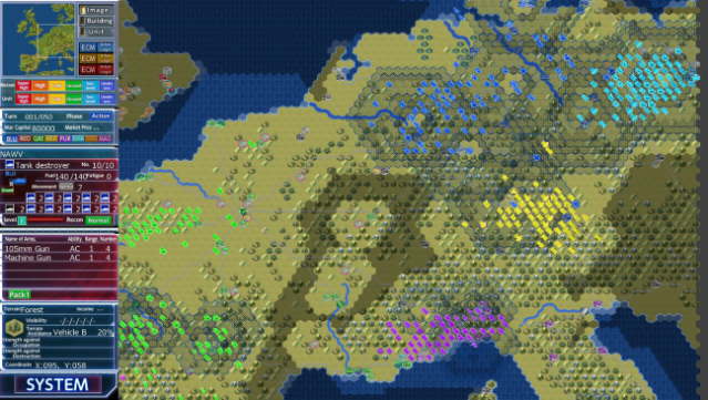 DAISENRYAKU PERFECT Gameplay Screenshot