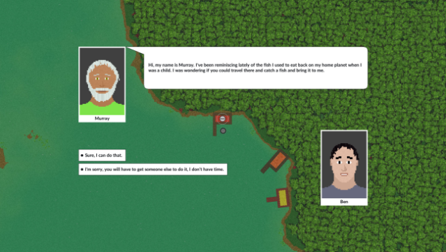 Intergalactic Fishing Gameplay Screenshot
