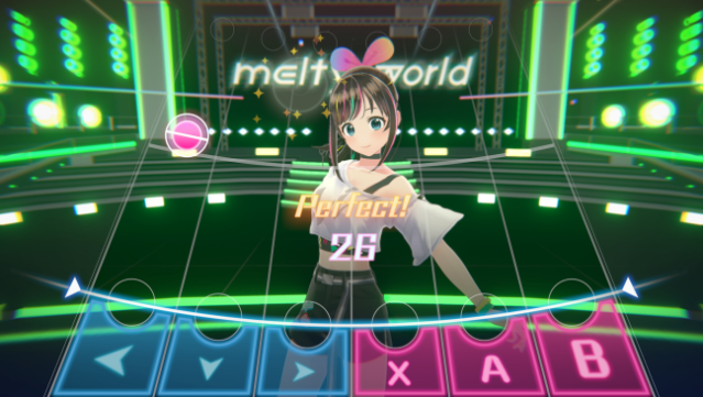 Kizuna AI – Touch the Beat! Gameplay Screenshot