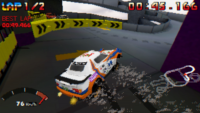 Parking Garage Rally Circuit PC Screenshot