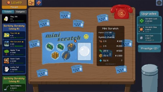 Scritchy Scratchy Gameplay Screenshot